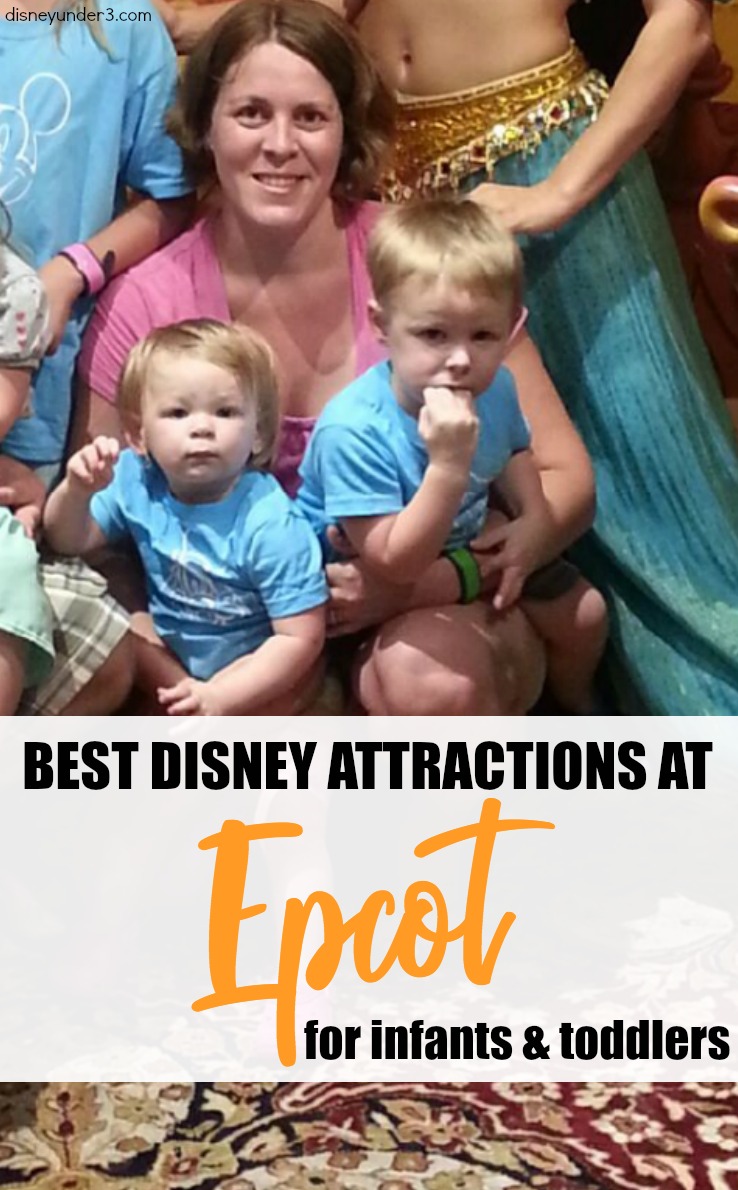 Best Attractions at Disney's Epcot for Infants and Toddlers - by disneyunder3.com
