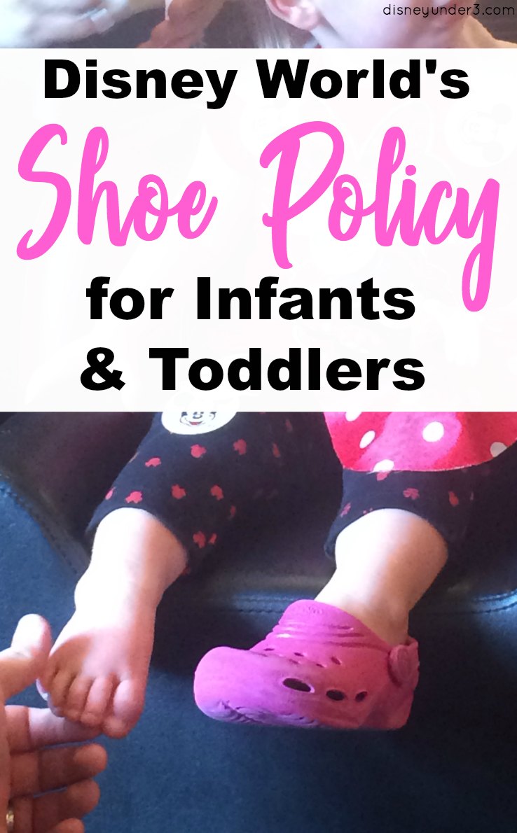 Disney World's Shoe Policy for Infants and Toddlers - by disneyunder3.com