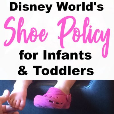 Disney World's Shoe Policy for Infants and Toddlers - by disneyunder3.com