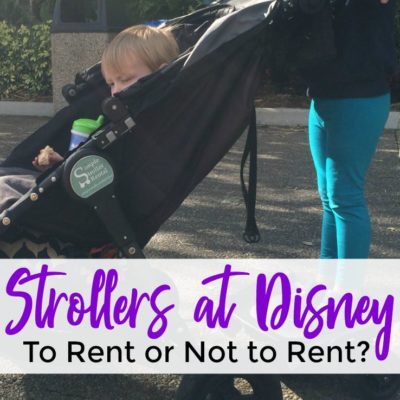 Strollers at Disney: Should You Rent a Stroller or Bring Your Own? By disneyunder3.com.