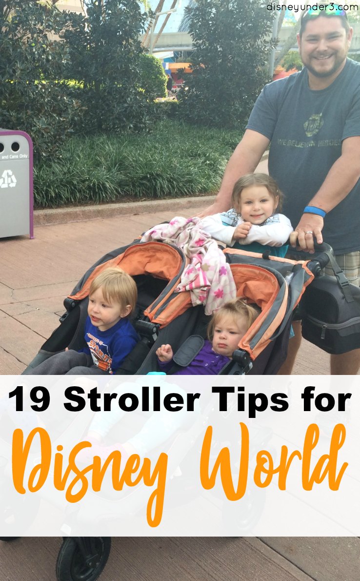 19 Stroller Tips for Your Disney Vacation - by disneyunder3.com.